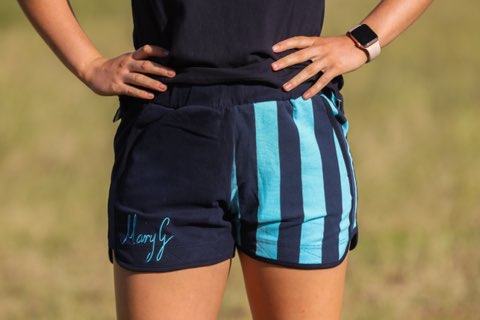 MaryG (Womens) Fave 2.0 Shorts (Navy | Blue | Mint)