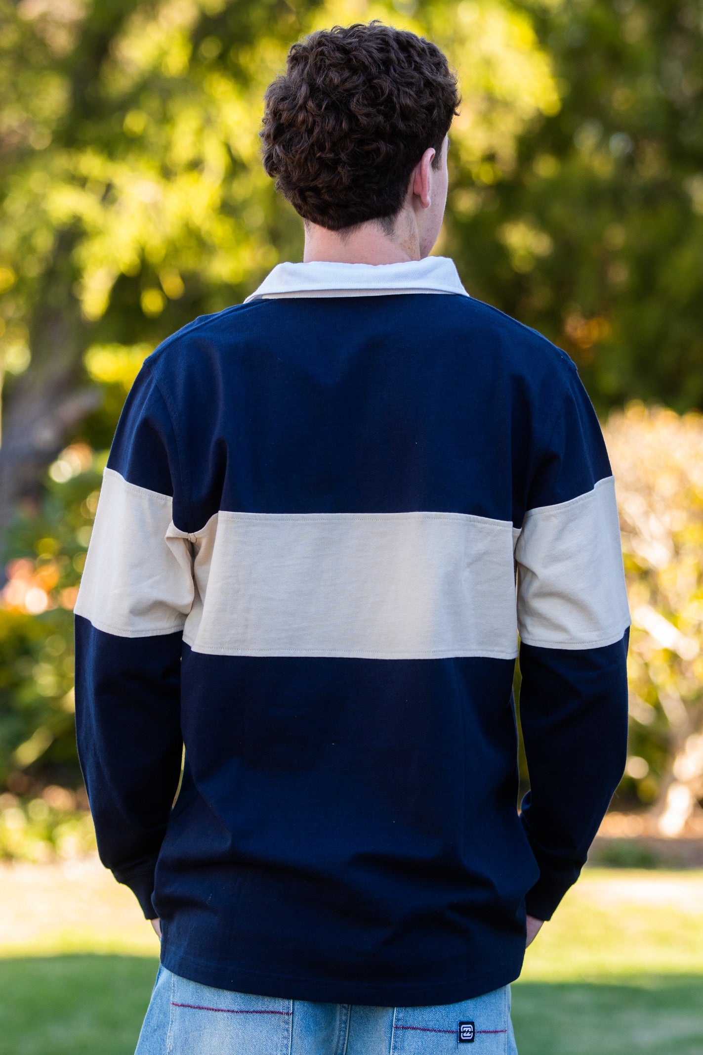 Crowbar Heritage Jersey Navy | Beige
