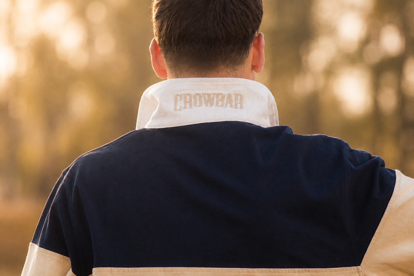 Crowbar Heritage Jersey Navy | Beige