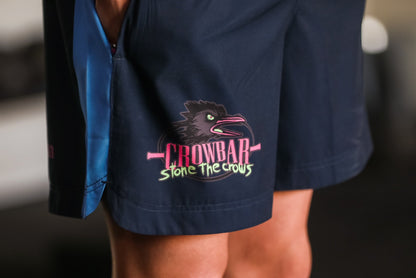 Crow Trainer Short  Navy| Heritage Blue| Pink