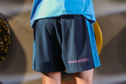 Crow Trainer Short  Navy| Heritage Blue| Pink