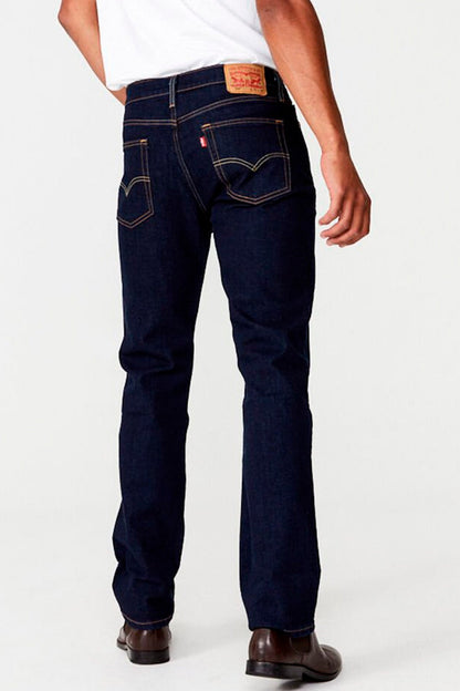 Levis 516 (Mens) 505160018 - Straight Fit Jeans (BlueBlack)