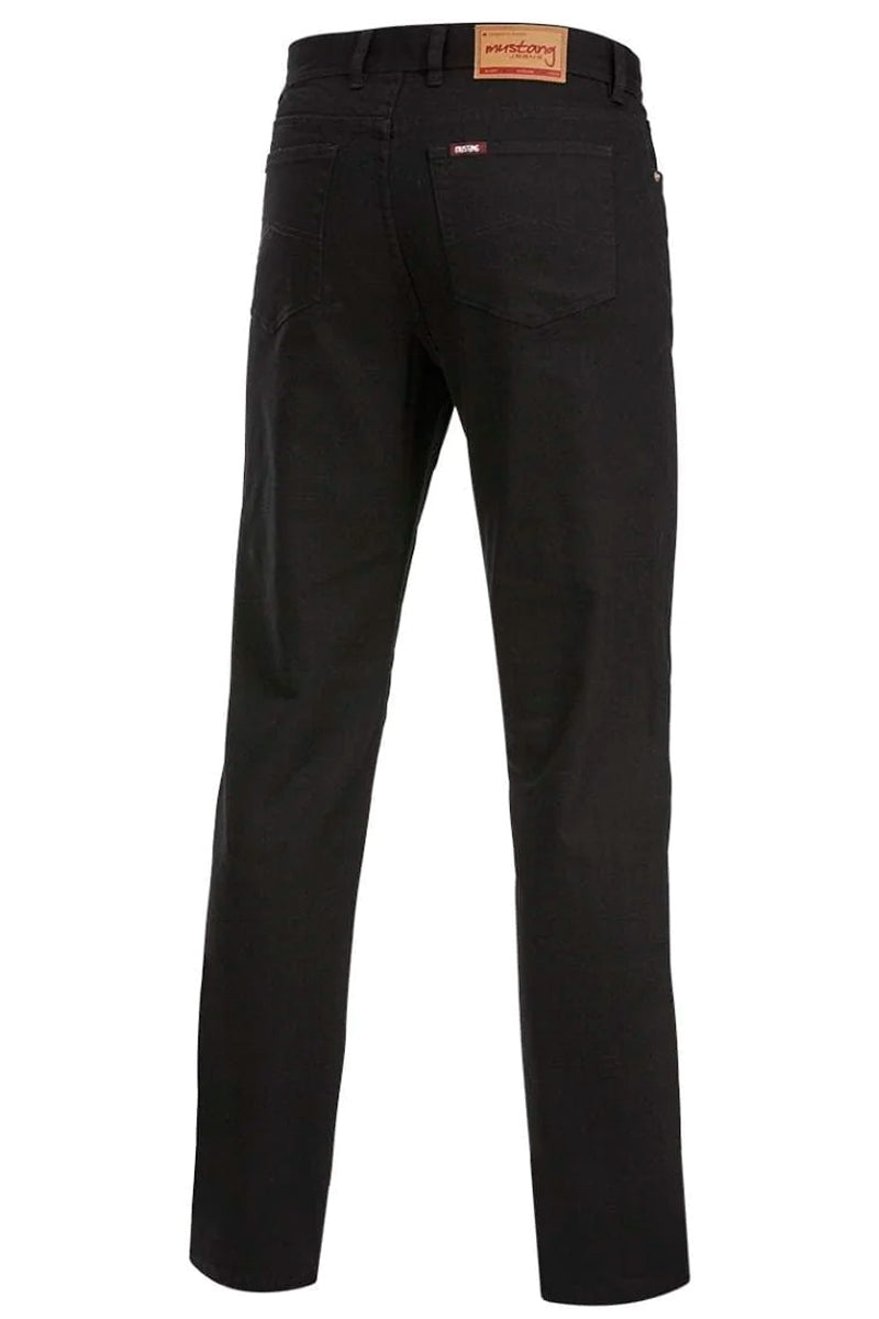 Mustang (Mens) Y43246 - Regular Fit Stretch Jeans (Black)