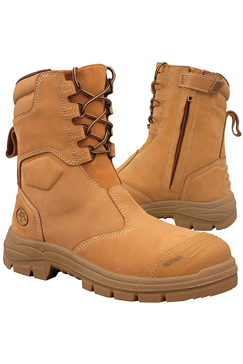 Oliver - 55385 - 200mm High Leg - Lace up Work Boot (Wheat)