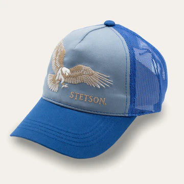 Stetson Eagle Trucker Cap - Blue