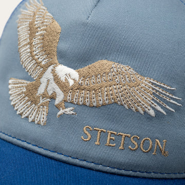 Stetson Eagle Trucker Cap - Blue