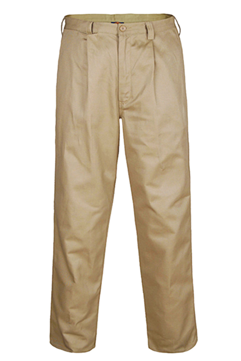 Ritemate (Mens) RM1002 Belt Loop Drill Trousers (Khaki)