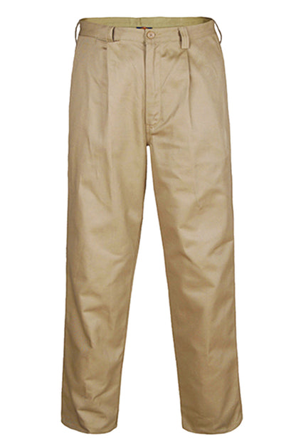 Ritemate (Mens) RM1002 Belt Loop Drill Trousers (Khaki)