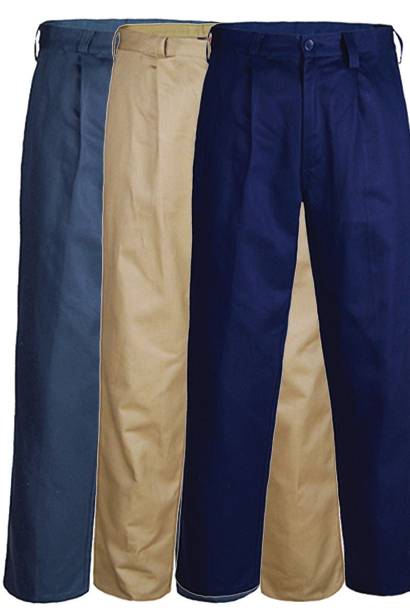Ritemate (Mens) RM1002 Belt Loop Drill Trousers (Navy) - 5% Off - Chainsaw Mates Rates