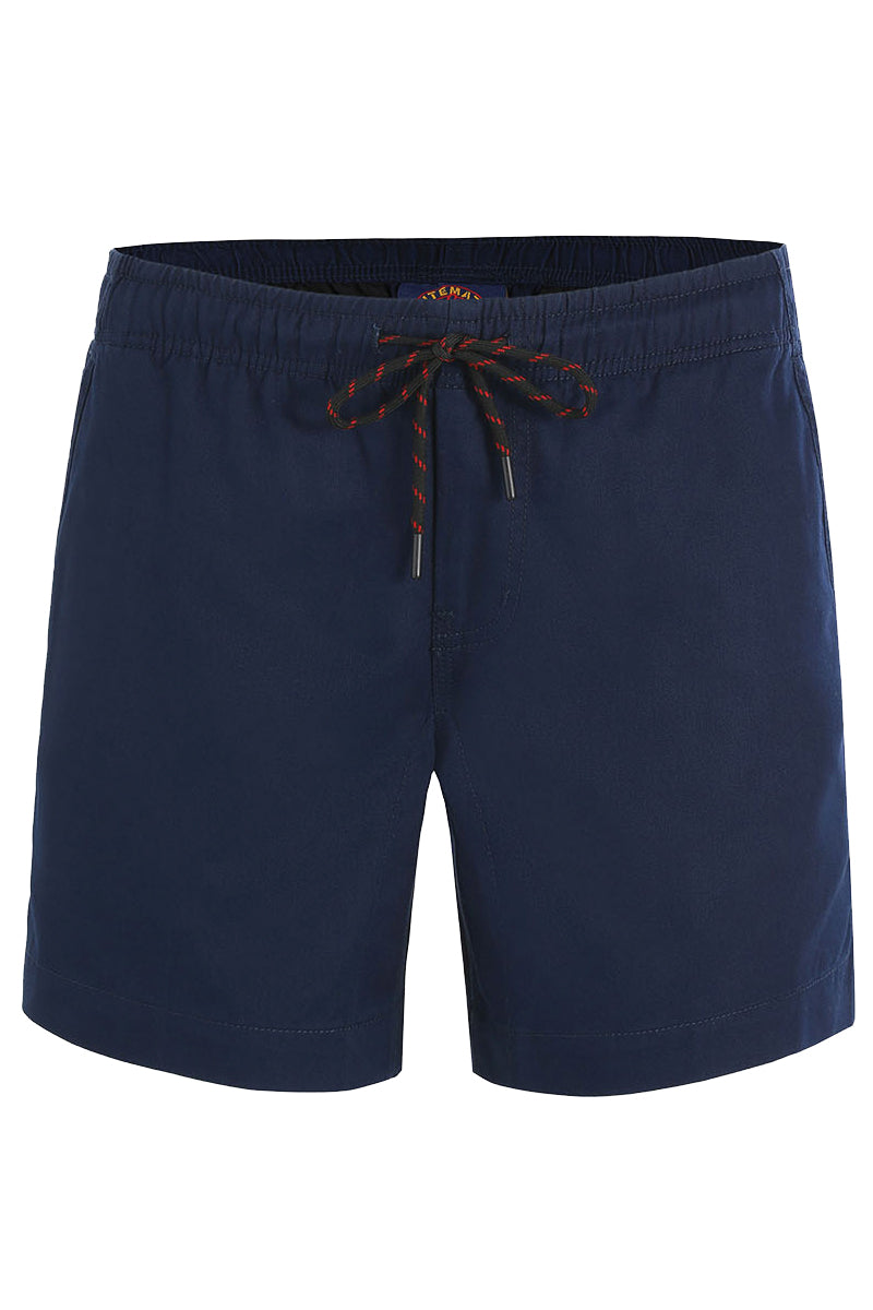 Ritemate (Unisex) RM1010 Light Weight Elastic Waist Utility Shorts (Navy)