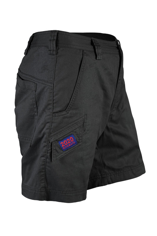 Ritemate Unisex (Mens) RM2020 Light Weight Narrow Fit Short Leg Shorts (Black)