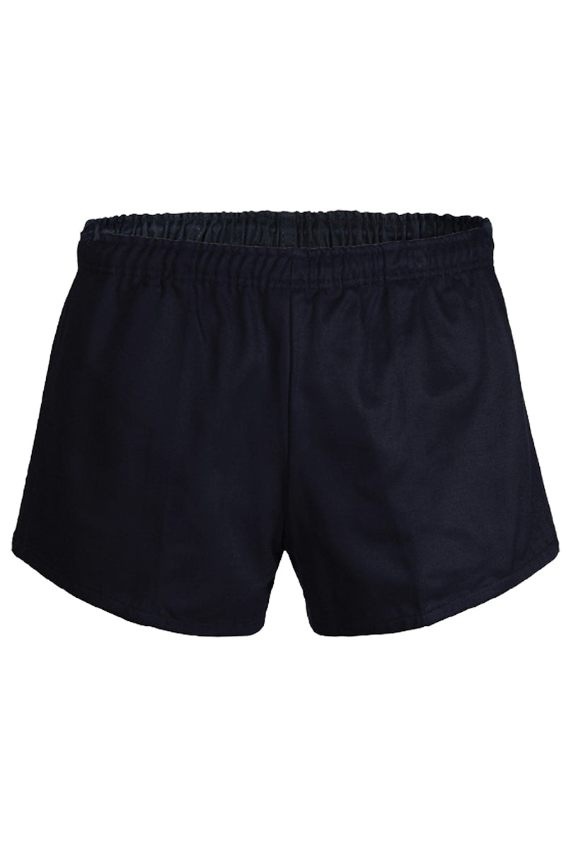 Ritemate (Mens) RM301EWS Elastic Waist Rugby Shorts (Black)
