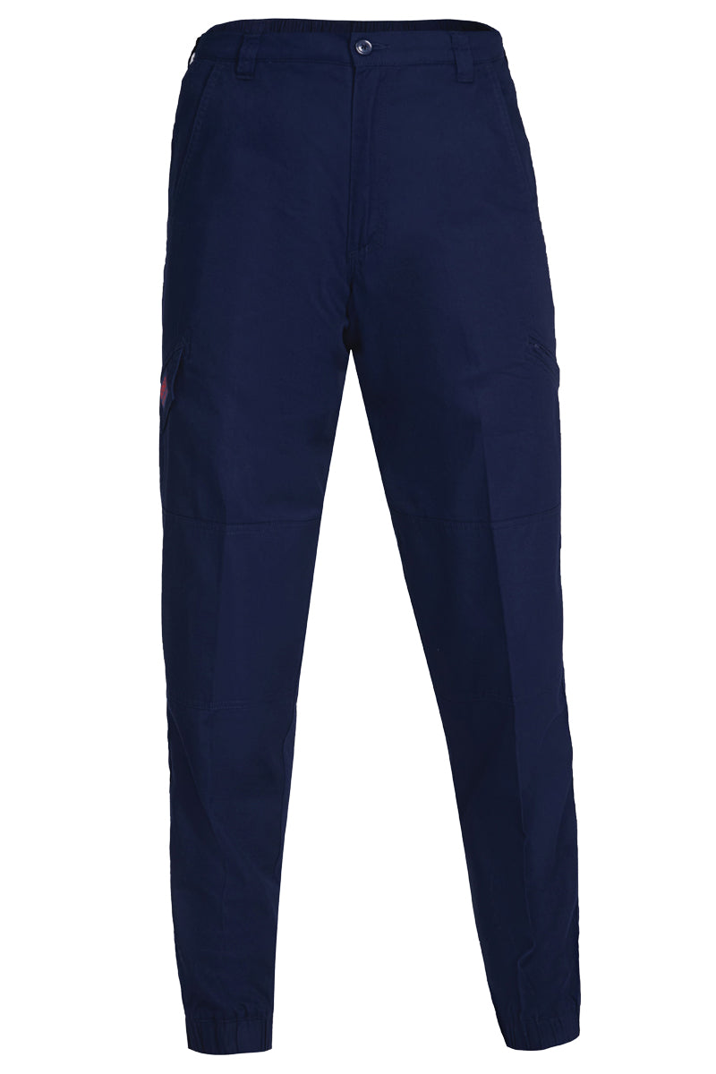 Ritemate Unisex (Mens) RM6060 Light Weight Cuffed Cargo Trousers (Navy) - 5% Off - Chainsaw Mates Rates