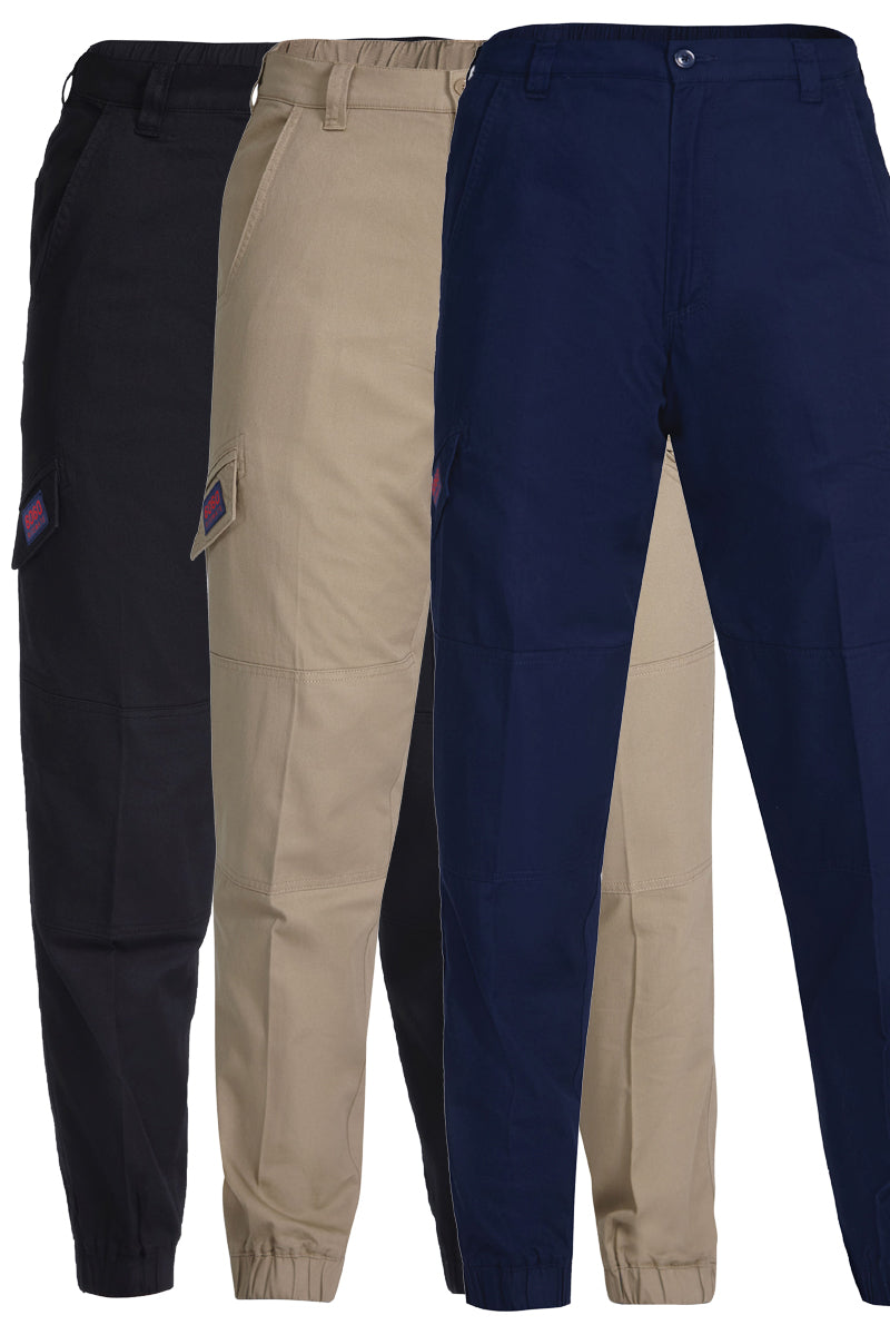 Ritemate Unisex (Womens) RM6060 Light Weight Cuffed Cargo Trousers (Navy) - 5% Off - Chainsaw Mates Rates