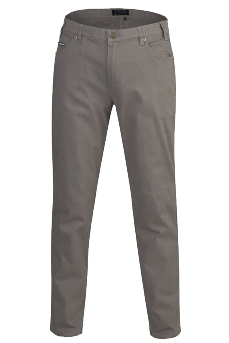 Pilbara (Mens) RMPC014 - Cotton Stretch Jeans (Cement) - 5% Off - Chainsaw Mates Rates
