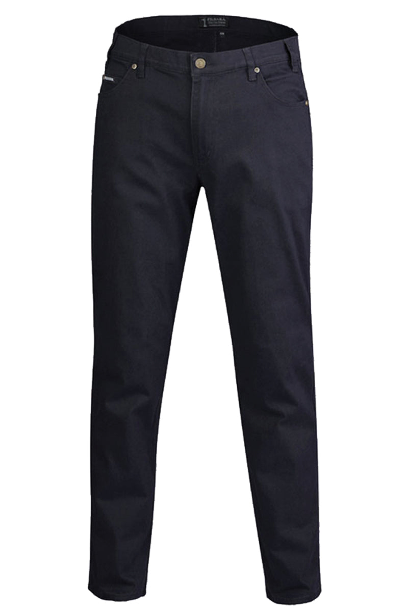 Pilbara (Mens) RMPC014 - Cotton Stretch Jeans (Ink-Navy) - 5% Off - Chainsaw Mates Rates