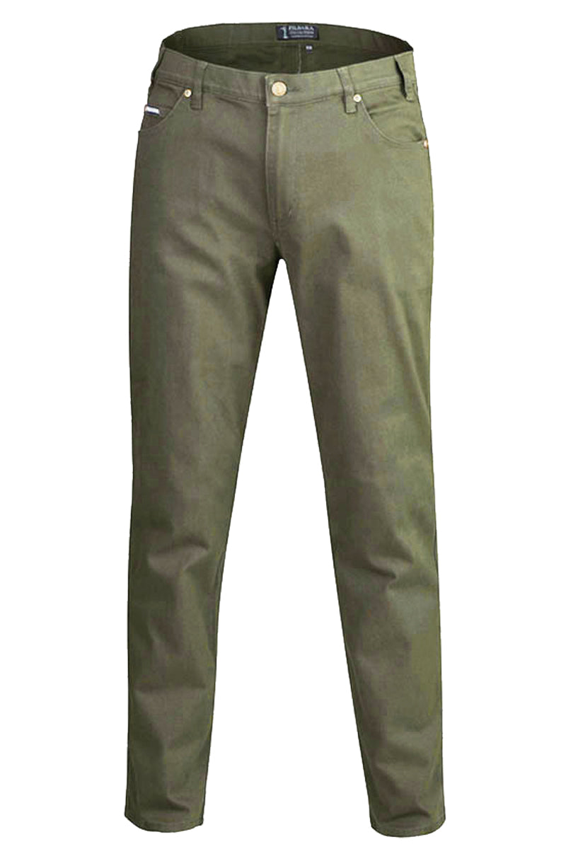 Pilbara (Mens) RMPC014 - Cotton Stretch Jeans (Seagrass) - 5% Off - Chainsaw Mates Rates