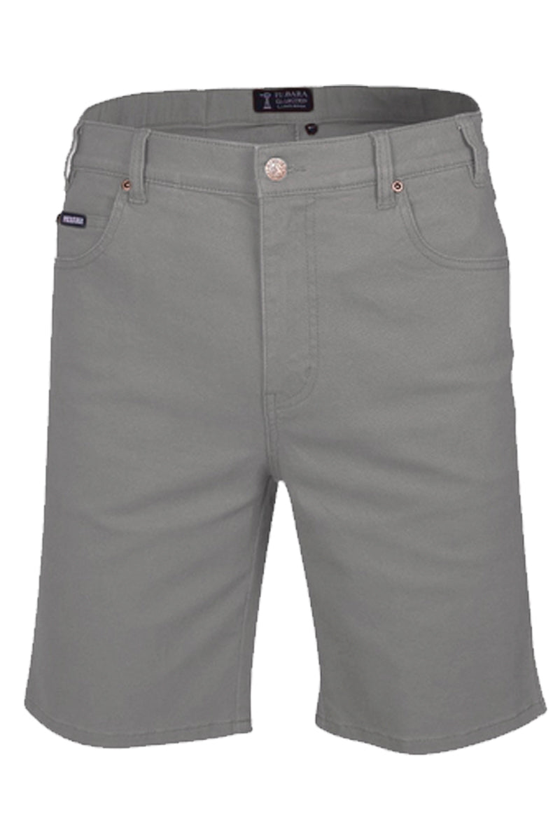 Pilbara (Mens) RMPC033 - Cotton Stretch Jean Shorts (Cement) - 5% Off - Chainsaw Mates Rates