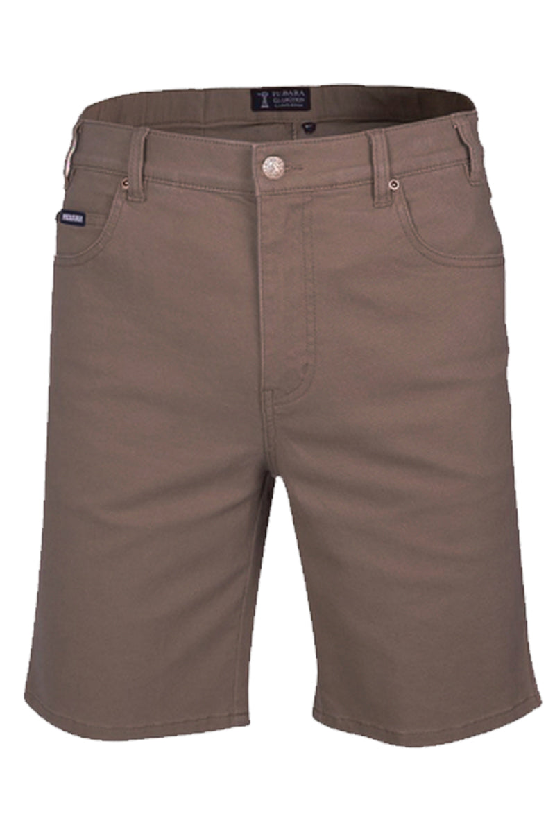 Pilbara (Mens) RMPC033 - Cotton Stretch Jean Shorts (Vintage-Grey) - 5% Off - Chainsaw Mates Rates