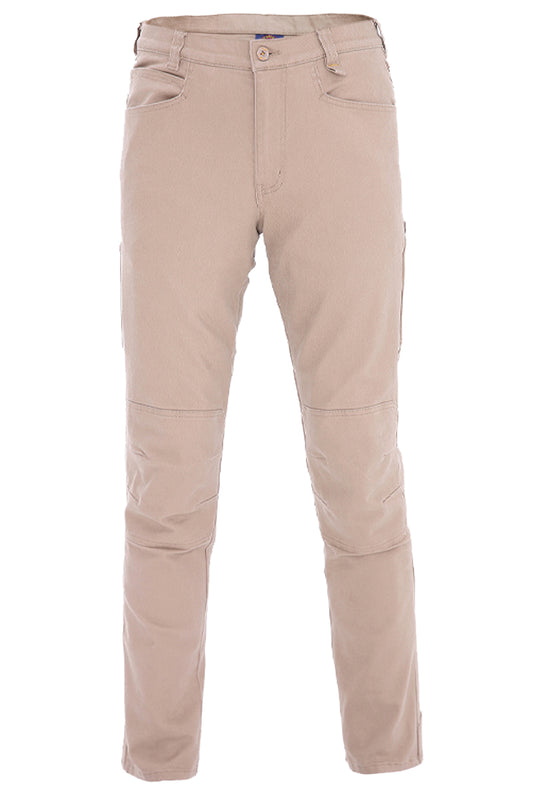 Ritemate (Mens) RMX001 Next Generation Flexible Fit Stretch Utility Trousers (Tan)