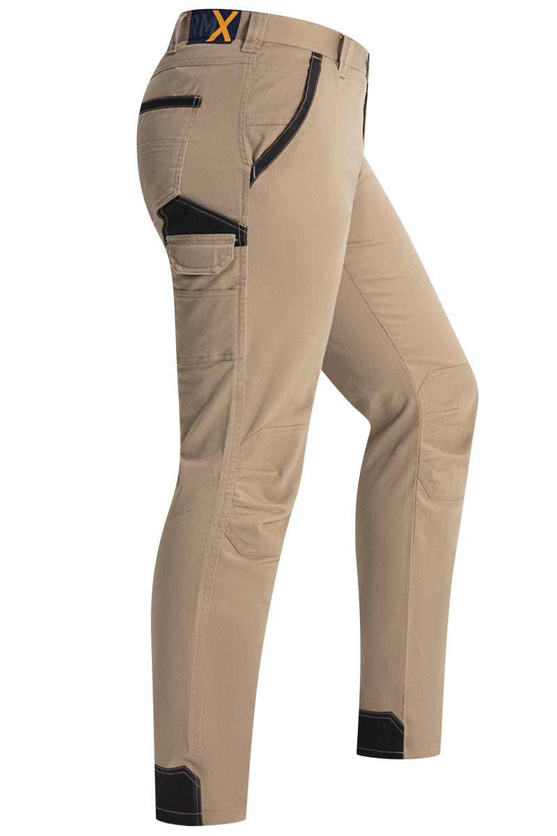 Ritemate Unisex (Mens) RMX011 New Generation Flexible Fit Stretch Utility Trouser (Tan) - 5% Off - Chainsaw Mates Rates
