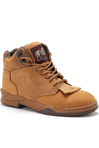 Roper Kiltie Horseshoe (Womens) (Amber Brown)