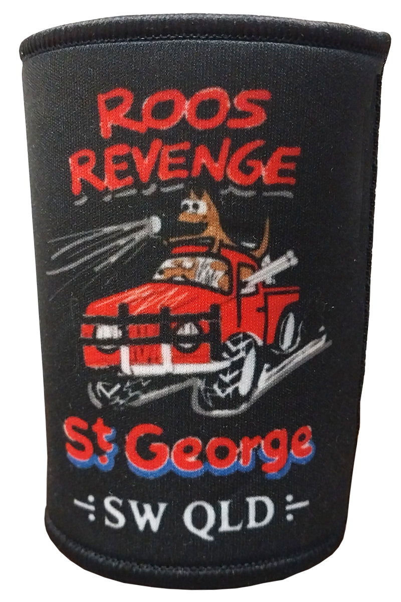 Tourist Stubby Cooler (Black | Roo Revenge) - St George