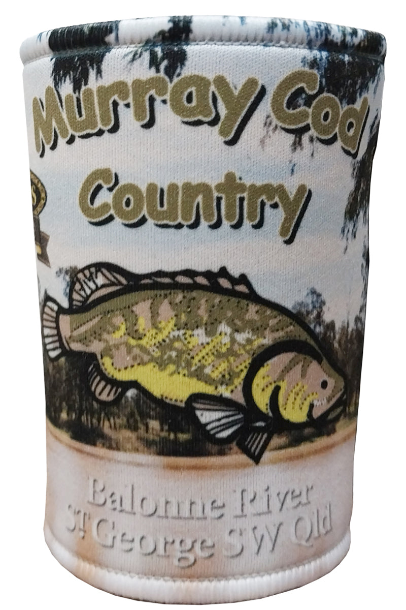 Tourist Stubby Cooler (River Photo | Murray Cod Country) - St George