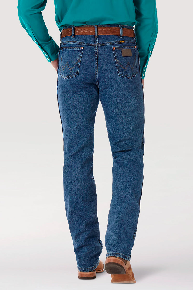 Wrangler 936PWD (Mens) Cowboy Cut Slim Fit Jeans (Stonewash)