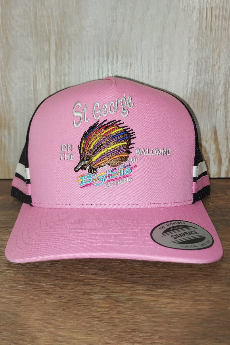 Tourist Cap - Retro Trucker Style (Pink | Black | Echidna) - St George