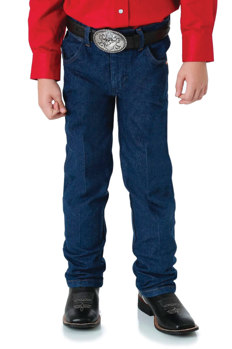 Wrangler 13MWZJP (Little Boys) Original Pro Rodeo Jeans (Prewashed Indigo)