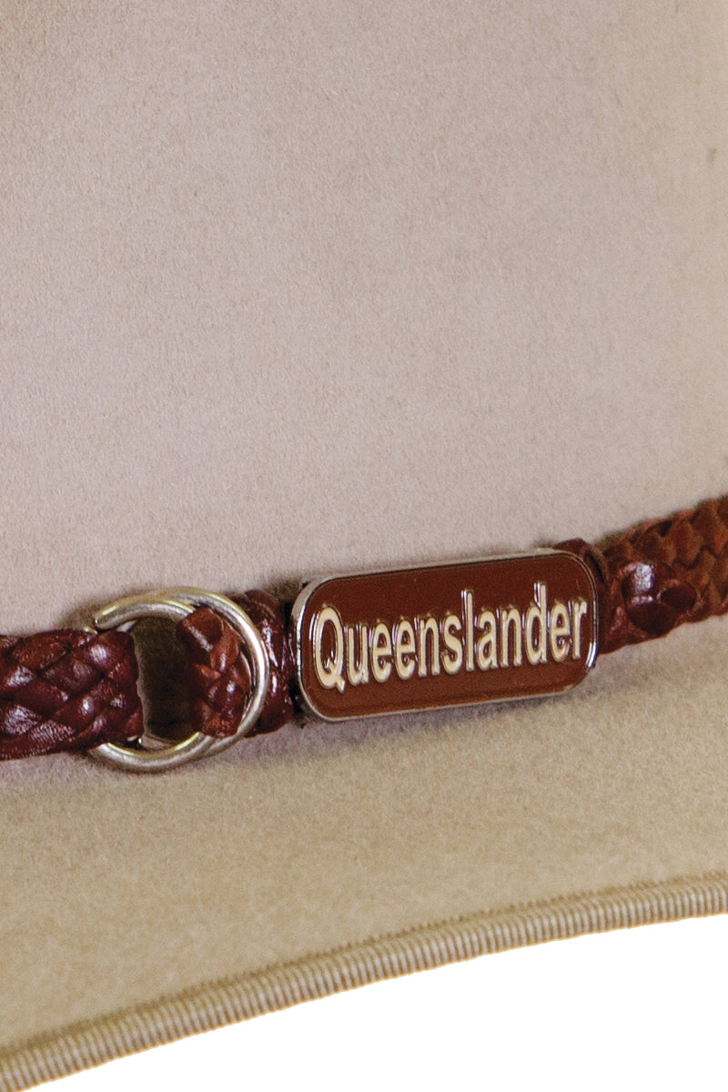 Akubra Queenslander Fur Felt Hat Sand Contact Store For Pricing