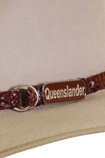 Akubra Queenslander Fur Felt Hat Sand Contact Store For Pricing