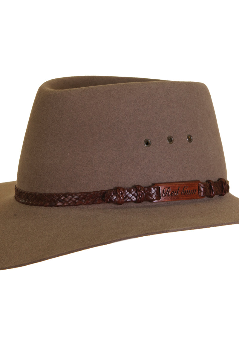 Akubra Red Gum Fur Felt Hat Bran Contact Store For Pricing