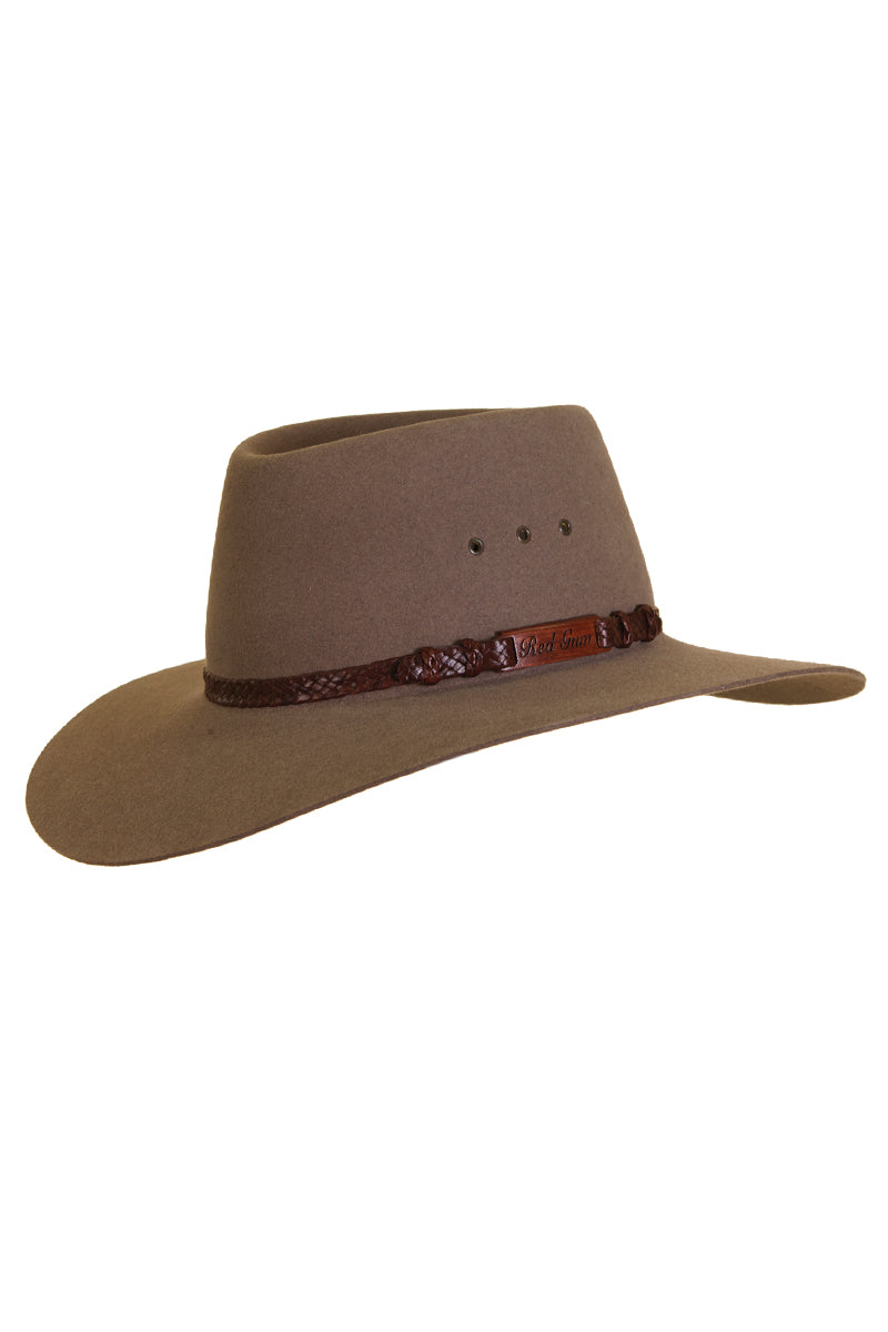 Akubra Red Gum Fur Felt Hat Bran Contact Store For Pricing