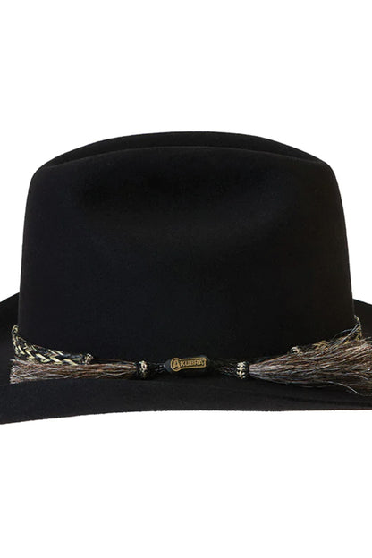 Akubra Rough Rider Felt Hat Black Contact For Pricing