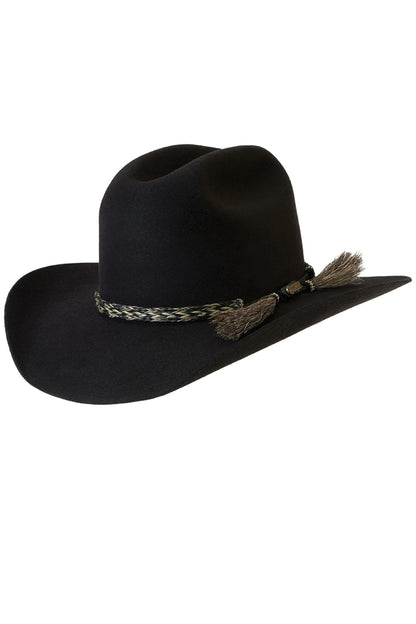 Akubra Rough Rider Felt Hat Black Contact For Pricing