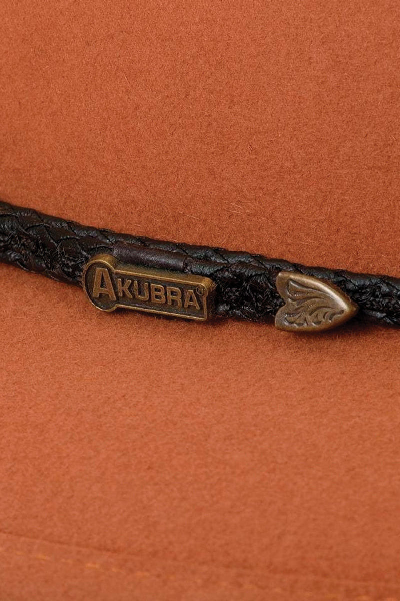 Akubra Traveller Felt Hat Rust Contact Store For Pricing
