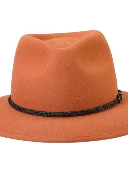 Akubra Traveller Felt Hat Rust Contact Store For Pricing