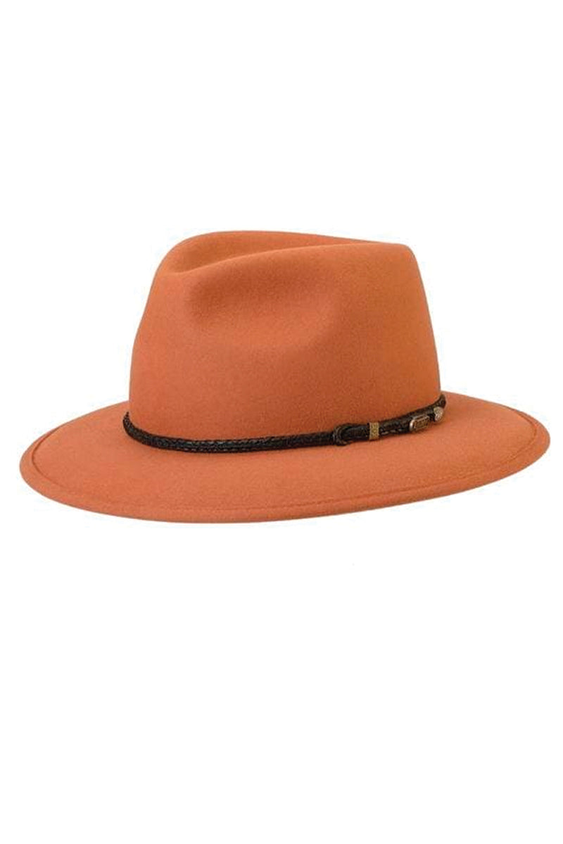 Akubra Traveller Felt Hat Rust Contact Store For Pricing