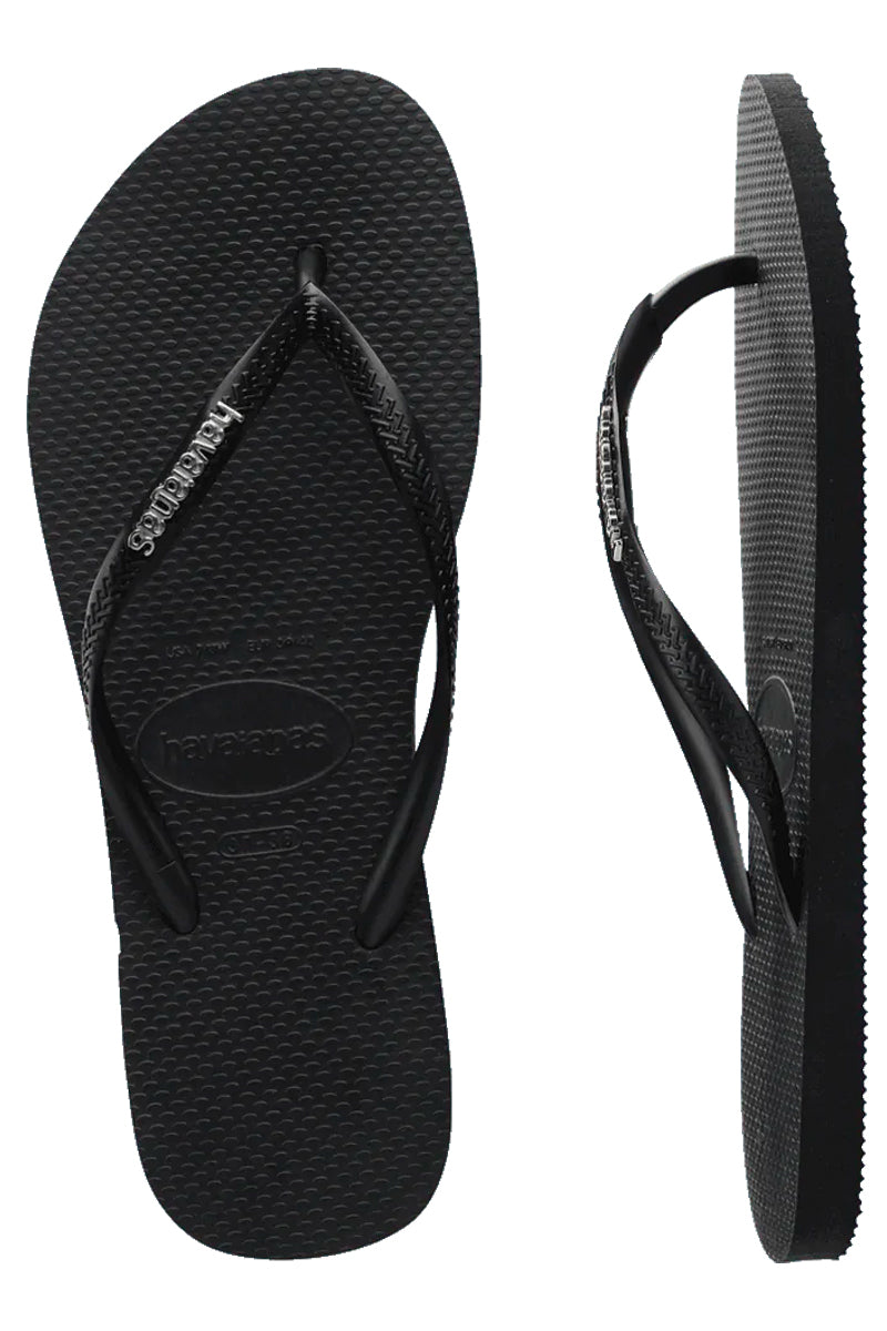 Havaianas (Womens) Slim Metal Logo Thongs