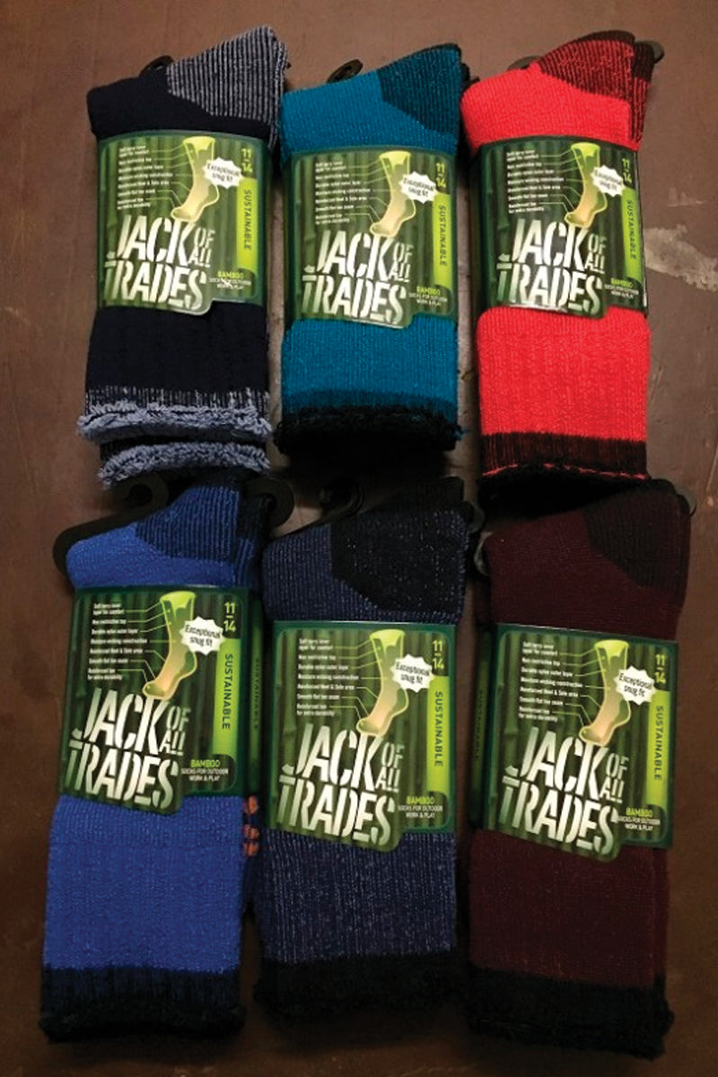 Jack of All Trades - Bamboo Socks 11 to 14