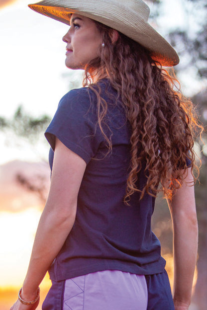 MaryG (Womens) T Shirt (French Navy)