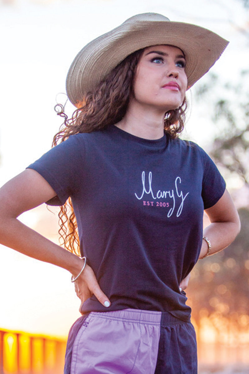 MaryG (Womens) T Shirt (French Navy)