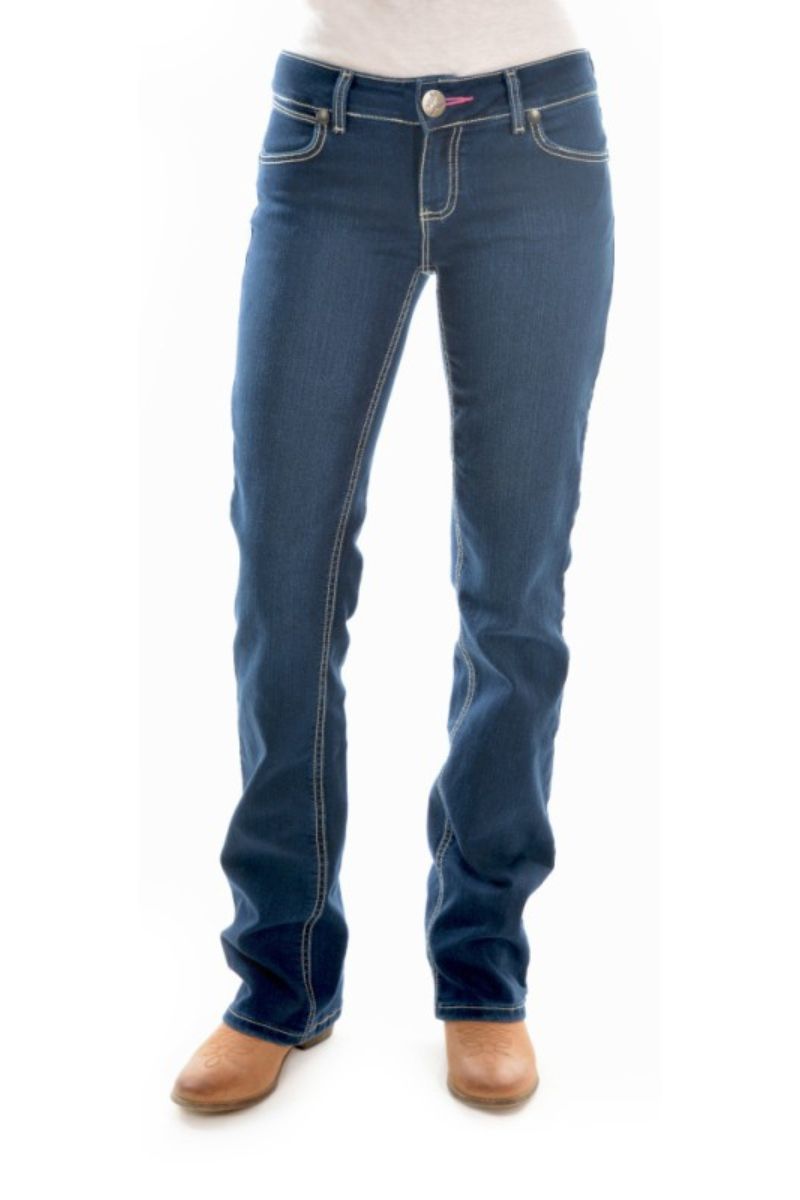 Wrangler "Carolina" (Womens) XCP2246494 - Mid Rise Breakaway Jeans